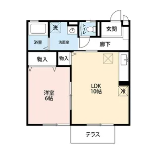 プレミールB【2階】の間取り