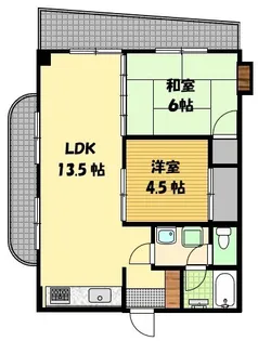ベル・メゾン・オカベ【2階】の間取り