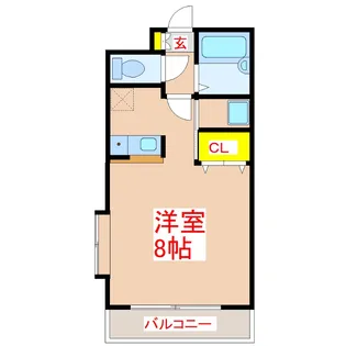 エスポワール郡元【2階】の間取り