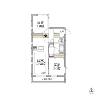 Gloriosa【2階】の間取り