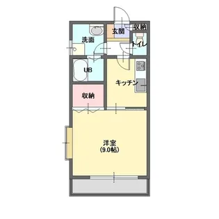 ロイヤル松本II【4階】の間取り