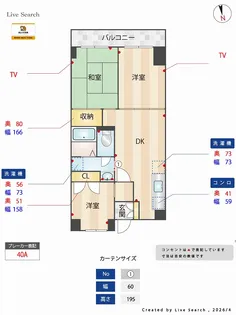 パークヒルズ【3階】の間取り