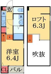 AMETRINE(アメトリン)【1階】の間取り