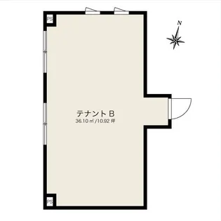 EASTARVILLAGE(イースタービレッヂ)テナント【2階】の間取り