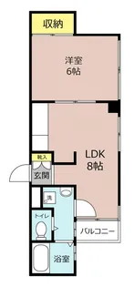 第5東殖ハイツ【4階】の間取り