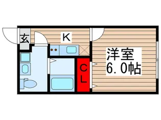 ソランジュ鎌ケ谷【2階】の間取り