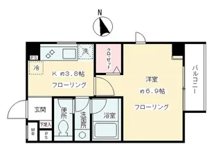 MーAZABUJUBAN【1階】の間取り
