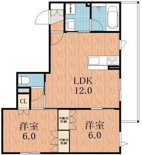 T’s Haus東中本【1階】の間取り