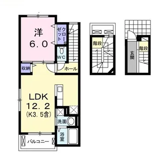 ベル フィオーレ【3階】の間取り