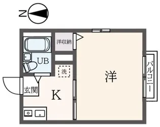 シティハイム アオバハイツ【2階】の間取り