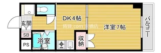 楠青山ビル別館【6階】の間取り