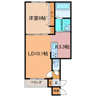 Bruno【3階】の間取り