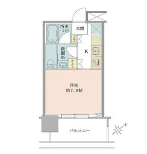 Brillia Tower浜離宮【7階】の間取り