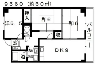 グランパリス国分【4階】の間取り