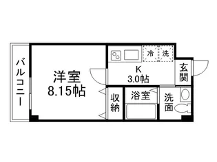 V-style西院【6階】の間取り