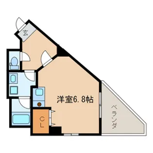 エトワール東水元【2階】の間取り