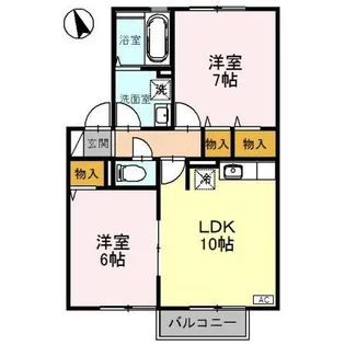 ウィンベル24【2階】の間取り