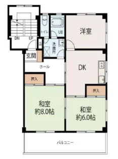 メゾン大和【2階】の間取り
