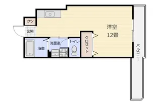アメニティきしゃば【6階】の間取り