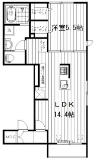 NoirNakano【2階】の間取り