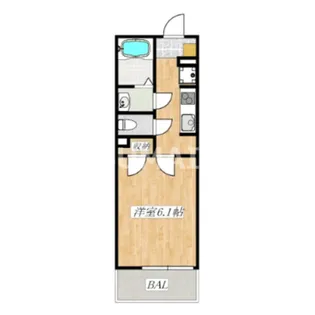 コンフォート桜木【2階】の間取り