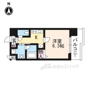 アスヴェル京都堀川高辻【9階】の間取り