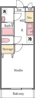 シャルル フォワイエ【1階】の間取り
