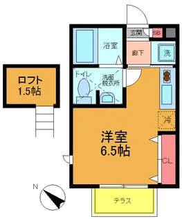 ニューアローズMV【1階】の間取り