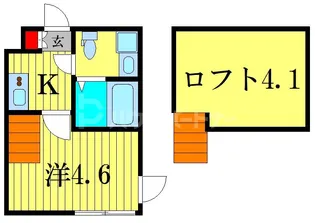 ハーモニーテラス金町V【2階】の間取り