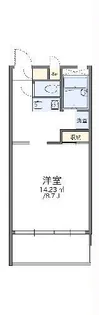 レオパレスAOKI【1階】の間取り
