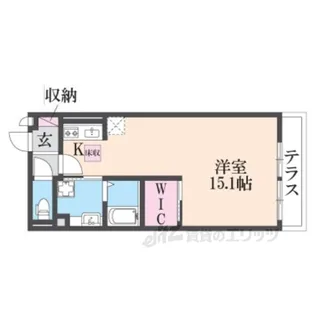 ティサージュK【1階】の間取り