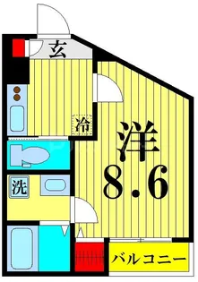 グレイス立花【2階】の間取り