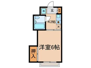 メ-ゾンタマ2【2階】の間取り
