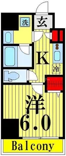 ラフィスタ大師前III【10階】の間取り