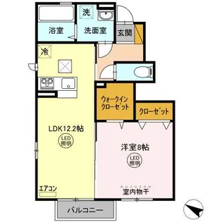 La Luce(ラ・ルーチェ) C【1階】の間取り