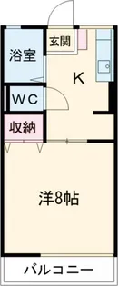 レトアールすだ【1階】の間取り