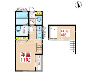 STRADA A棟【1階】の間取り