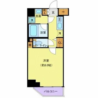 クレヴィスタ梅島【3階】の間取り