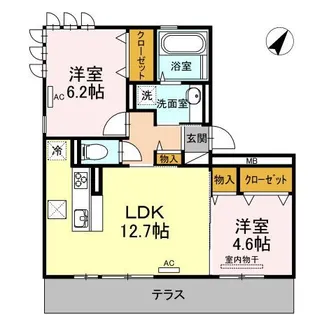 プリマベーラ【1階】の間取り