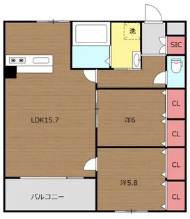 Alte Meister DIANA EAST【3階】の間取り