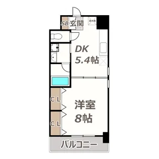 イーストコーストヴィラ【4階】の間取り