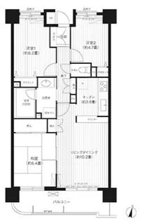 ロイヤルヒルズ東戸塚【6階】の間取り