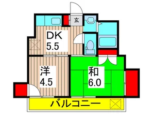 ソマ-ル西竹の塚の間取り