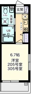 Jテラス東寺尾【2階】の間取り