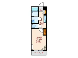 アーベインテラス四つ木【2階】の間取り