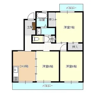 パラシオン・マルク【3階】の間取り