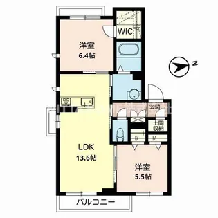 エスポワール・ヒデ【2階】の間取り