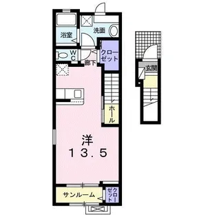 レジェンド バレー A【2階】の間取り