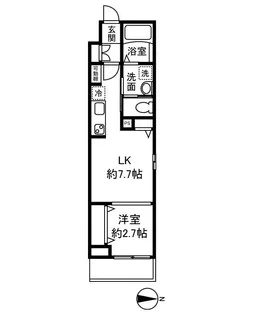 さくら九番館【1階】の間取り