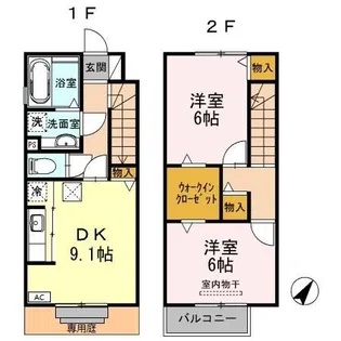 ルーチェ・ソラーレの間取り